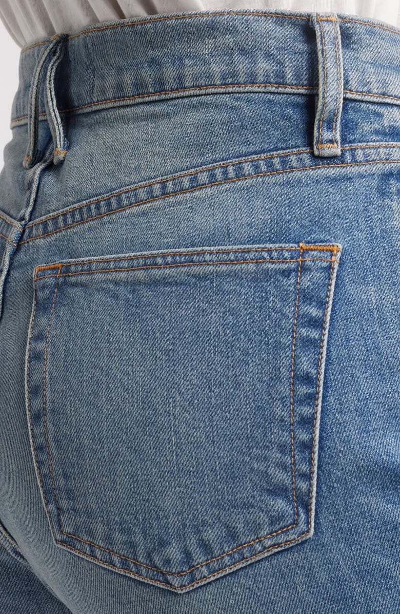 SLVRLAKE Sophie High Waist Straight Leg Jeans, Alternate, color, Common Ground