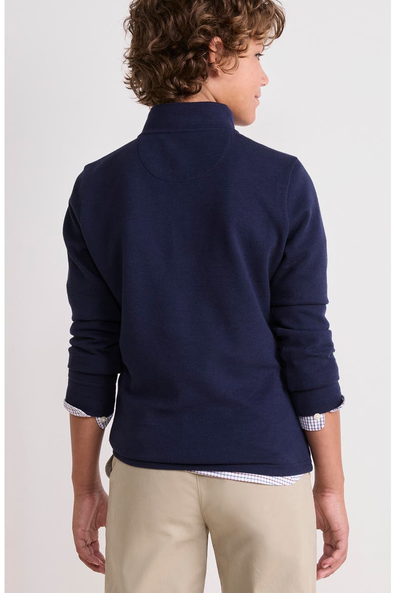 Kids' Saltwater Quarter Zip Pullover, Alternate, color, NAUTICAL NAVY