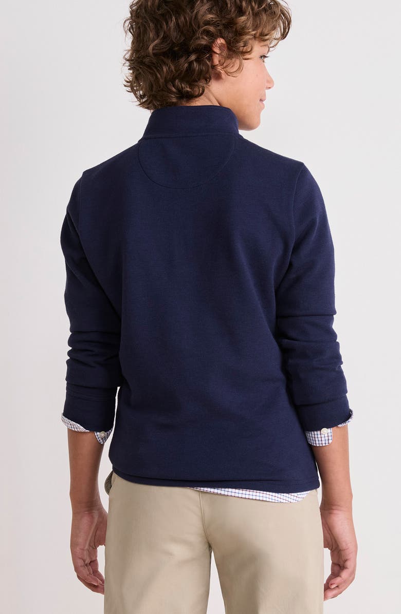 vineyard vines Kids' Saltwater Quarter Zip Pullover, Alternate, color, 