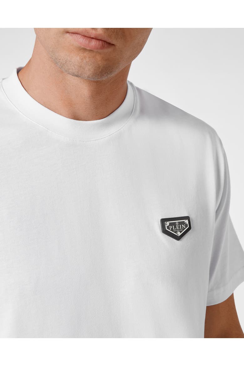 T-Shirt Round Neck Luxe Men, Alternate, color, white