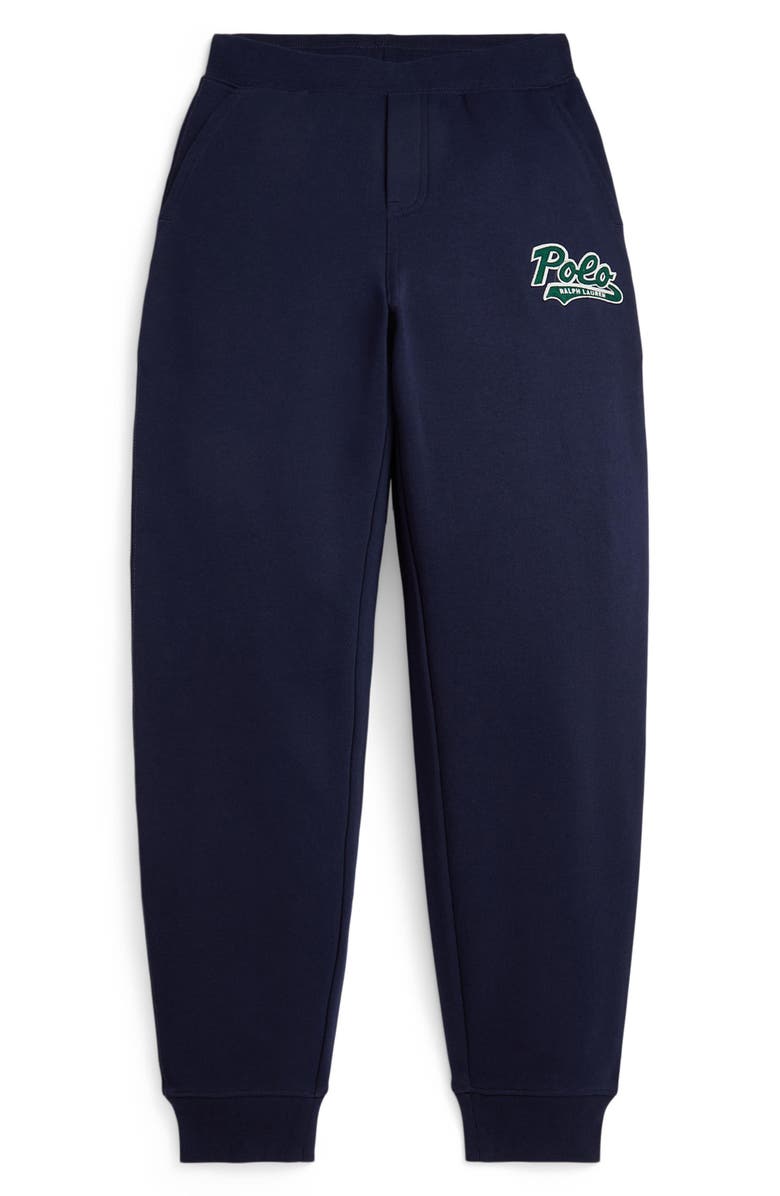Polo Ralph Lauren Kids' Logo Appliqué Joggers, Main, color, Refined Navy