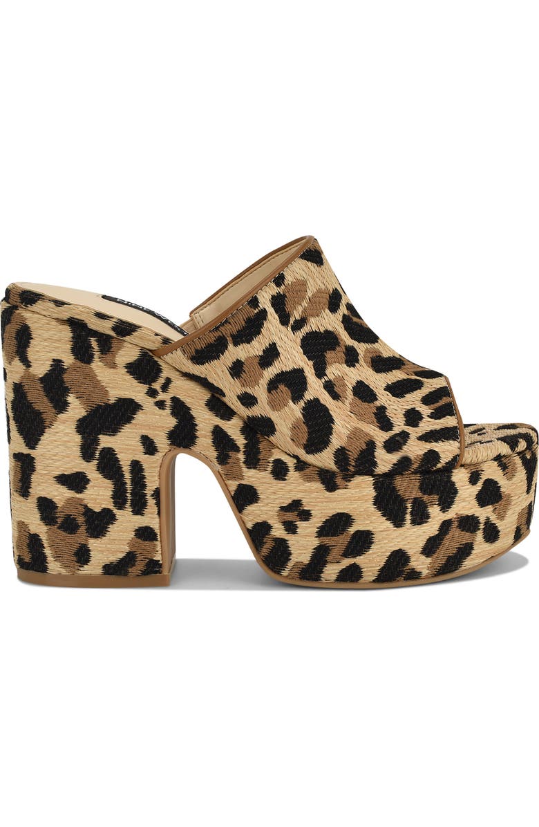 Nine West Olley Platform Slide Sandal, Alternate, color,