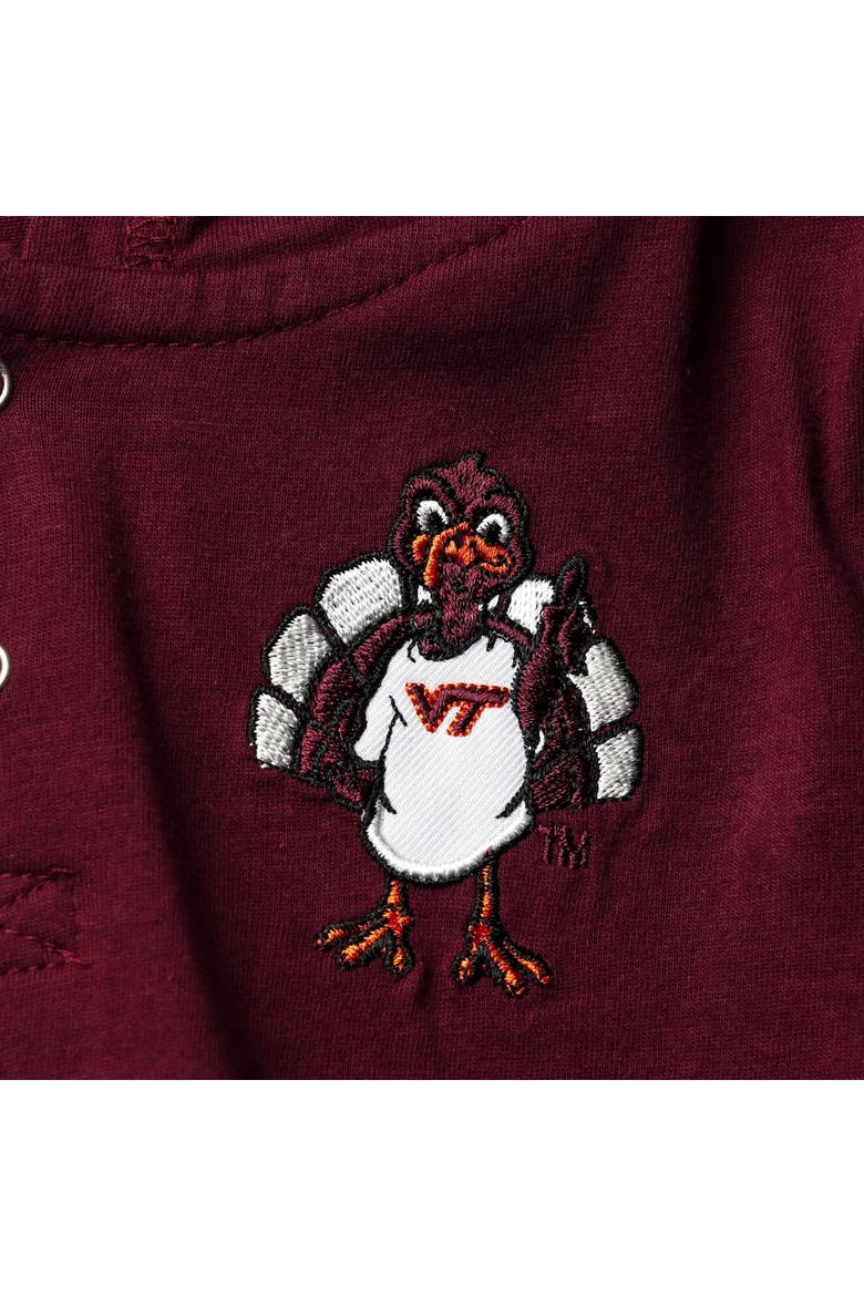 Toddler Colosseum Maroon/Heathered Gray Virginia Tech Hokies Poppies Hoodie and Sweatpants Set, Alternate, color, Maroon