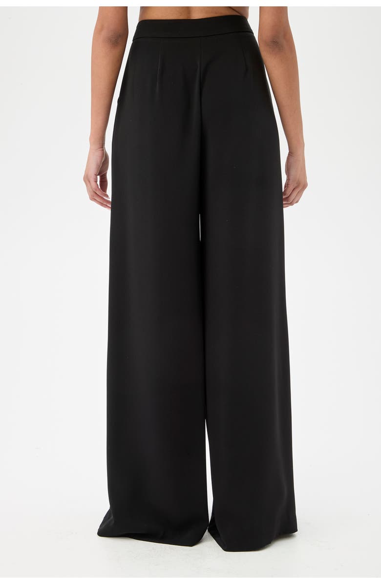 Trina Turk Saige Drapey Wide Leg Pant, Alternate, color, Black