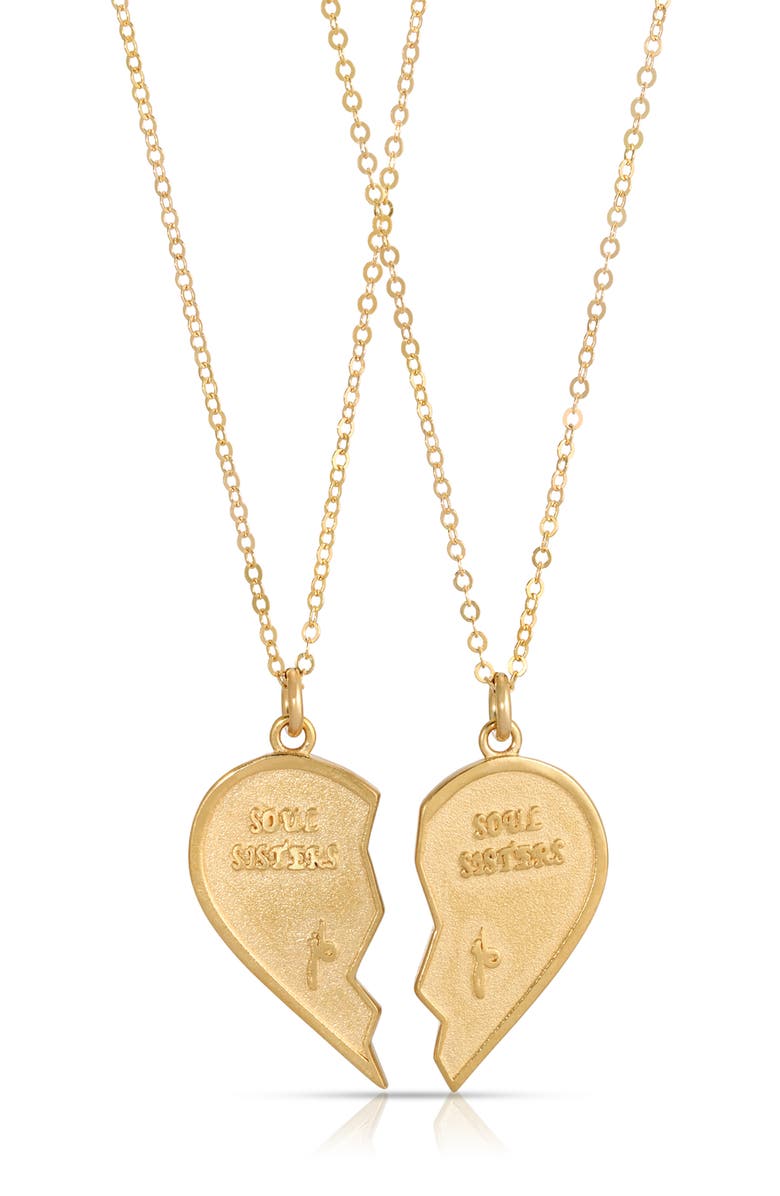 JURATE BFF Heart Necklace Set, Alternate, color,