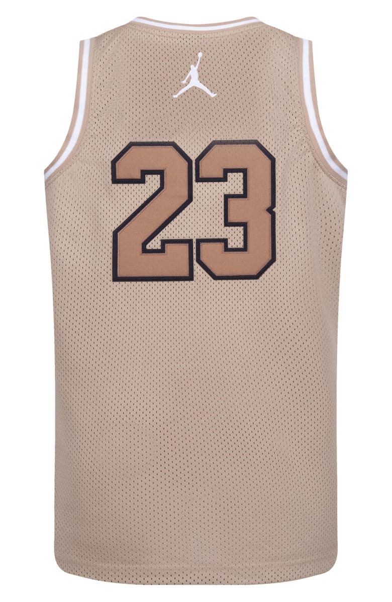 Jordan Kids' Jordan 23 Mesh Basketball Tank, Alternate, color, Hemp