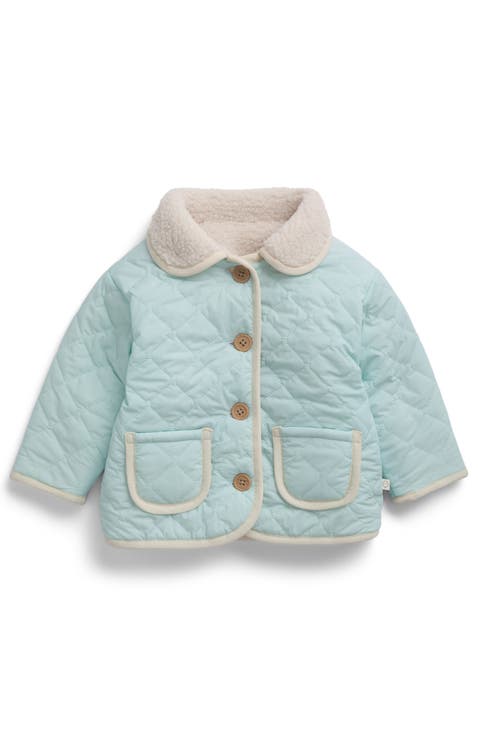 Reversible Quilted Borg Jacket
