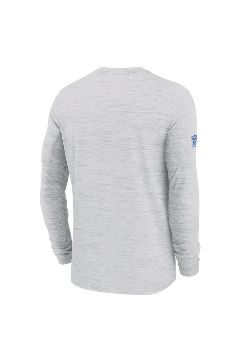 Men's Nike Ash Detroit Lions Sideline Velocity Performance Long Sleeve T-Shirt, Alternate, color, Ash