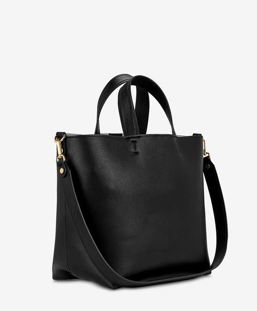 Gigi New York Austin Leather Tote Bag In Black