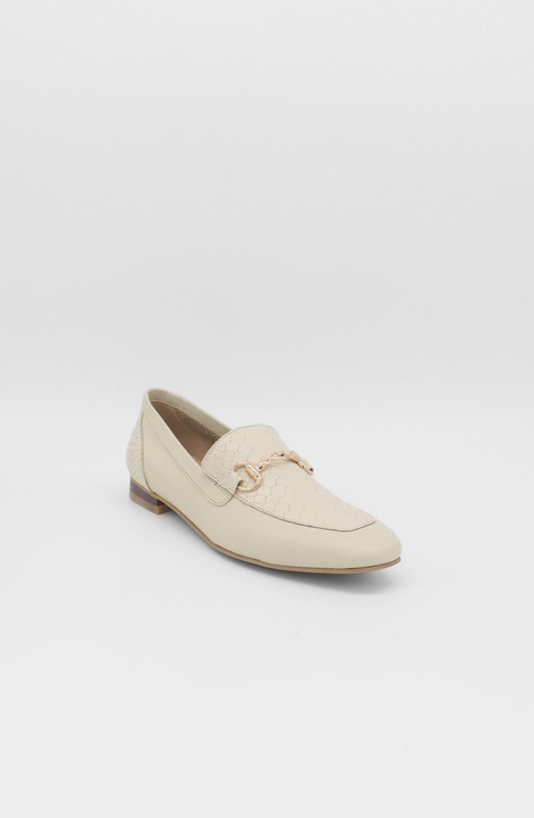 Natural Leather Loafers
