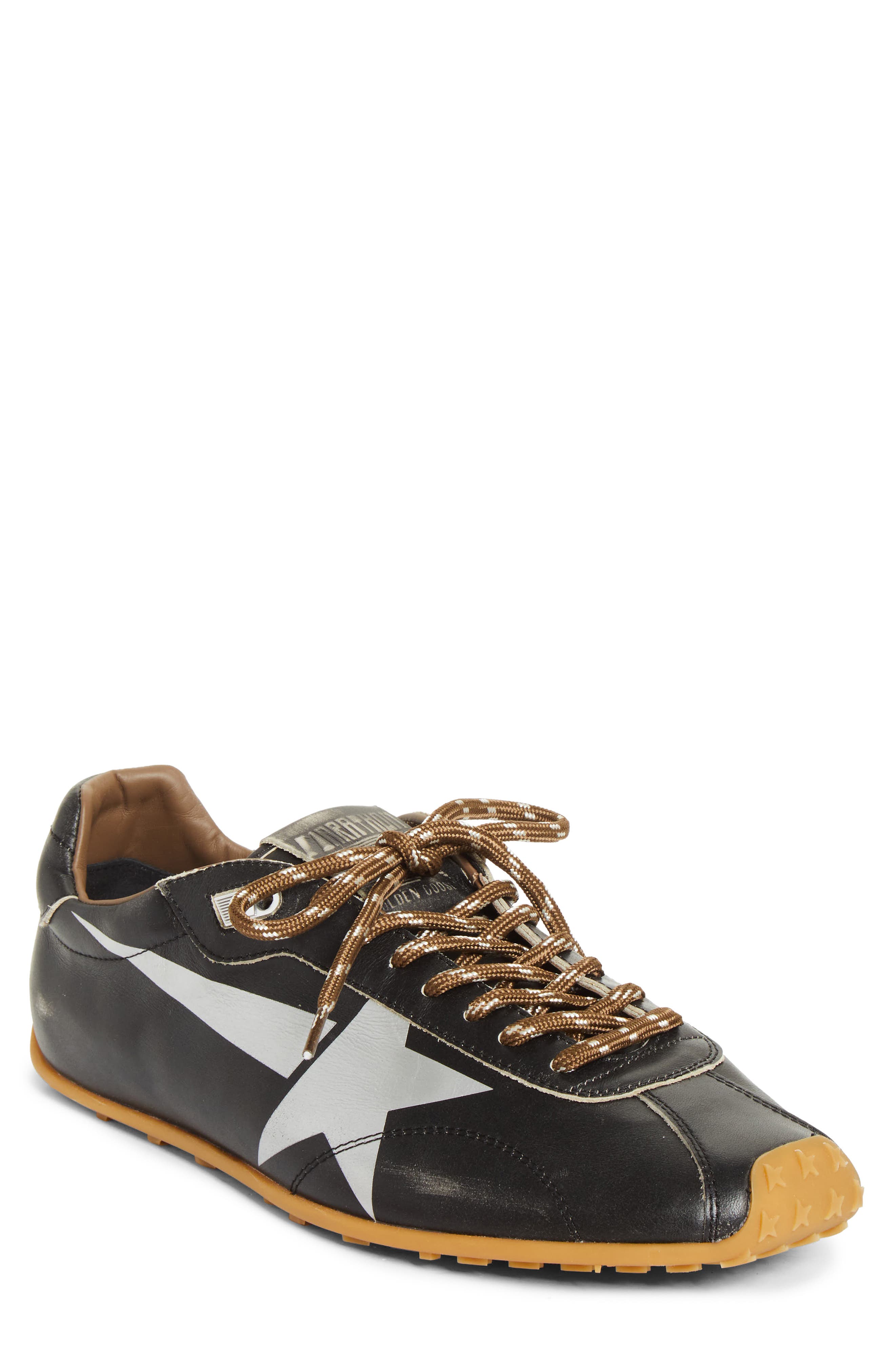 Golden Goose Marathon Speed Sneaker, Main, color, Black/ Silver