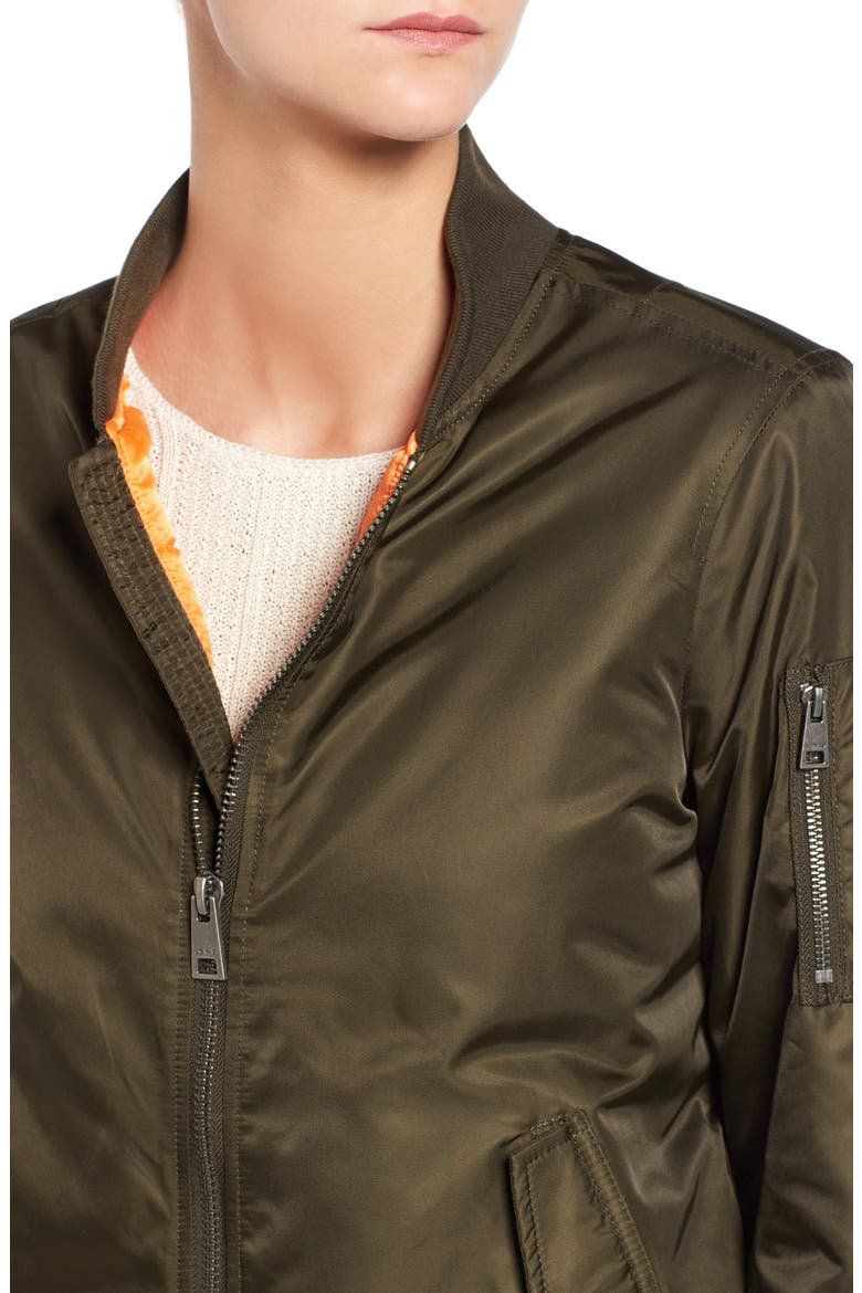 Levi's® MA-1 Bomber Jacket, Alternate, color, ARMY GREEN