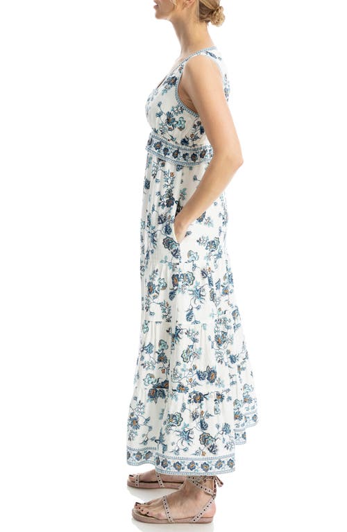 Max Studio Floral Sleeveless Maxi Dress
