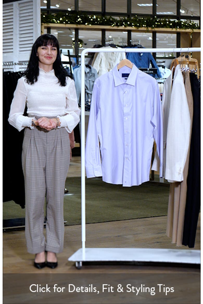 Slim Fit Textured Micro Dobby Dress Shirt video