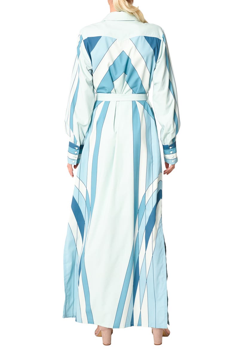 Jynai Long Sleeve Shirtdress, Alternate, color, GREEN