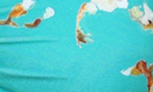 L Agence L'agence Yazmin Cherry Bikini Top In Aqua