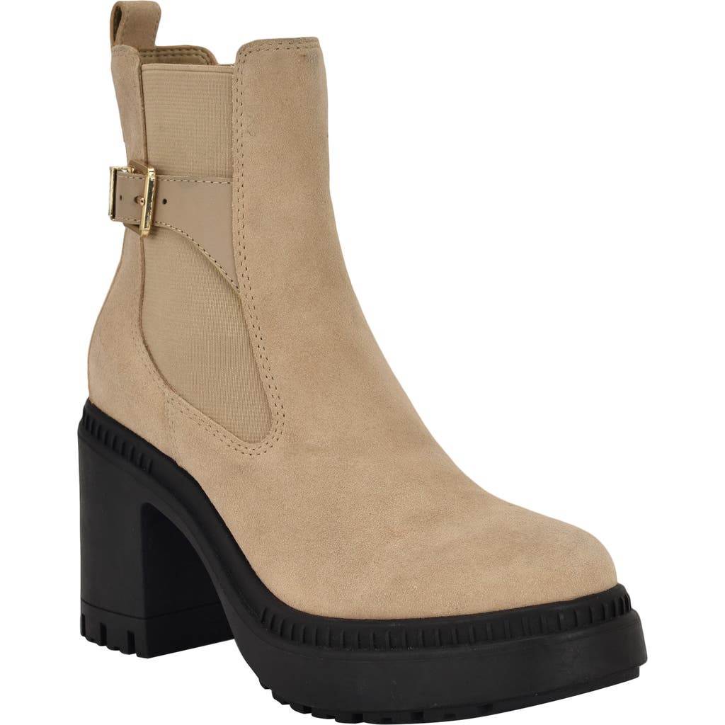 Calvin Klein Fayth Boot In Brown