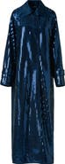 Akris Estelle Sequin Long Coat