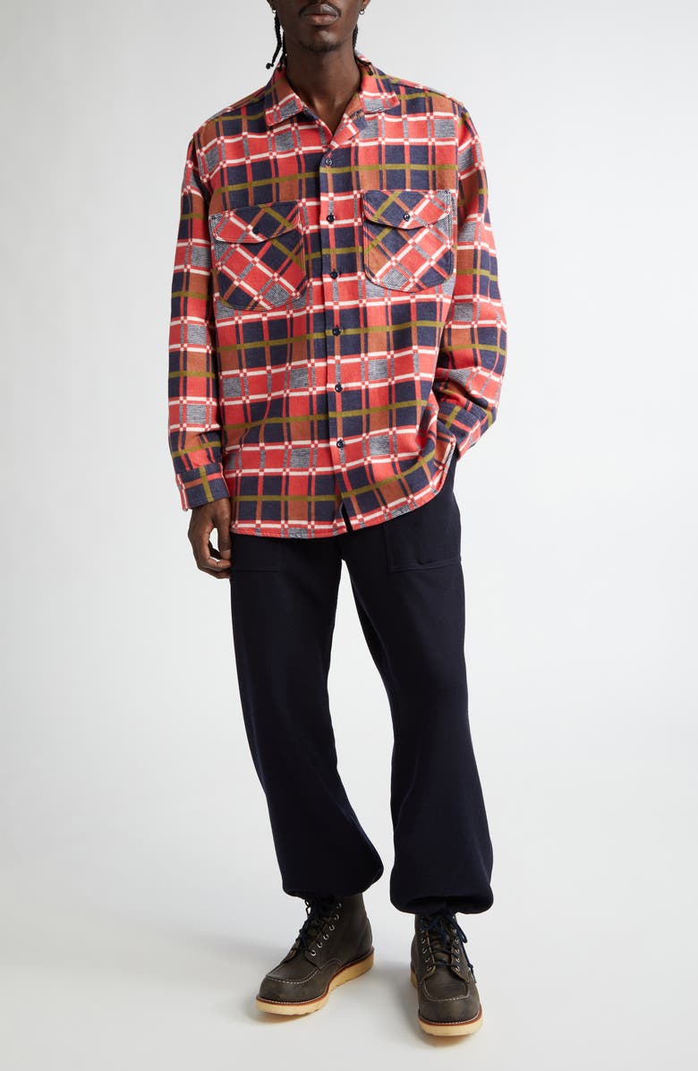 BEAMS MIL Utility Wool Serge Trousers, Alternate, color, 