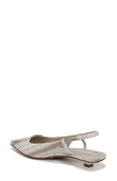 Franco Sarto Women's Palmira Pointed Toe Slingback Pumps In Grey Snake Print