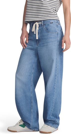 Nella Wide Leg Drawstring Jeans