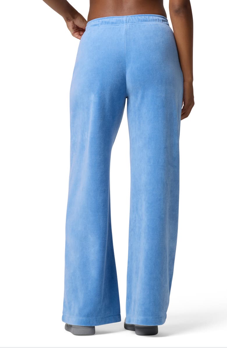 Florence by Mills Velour Wide Leg Pants, Alternate, color, Vintage Blue