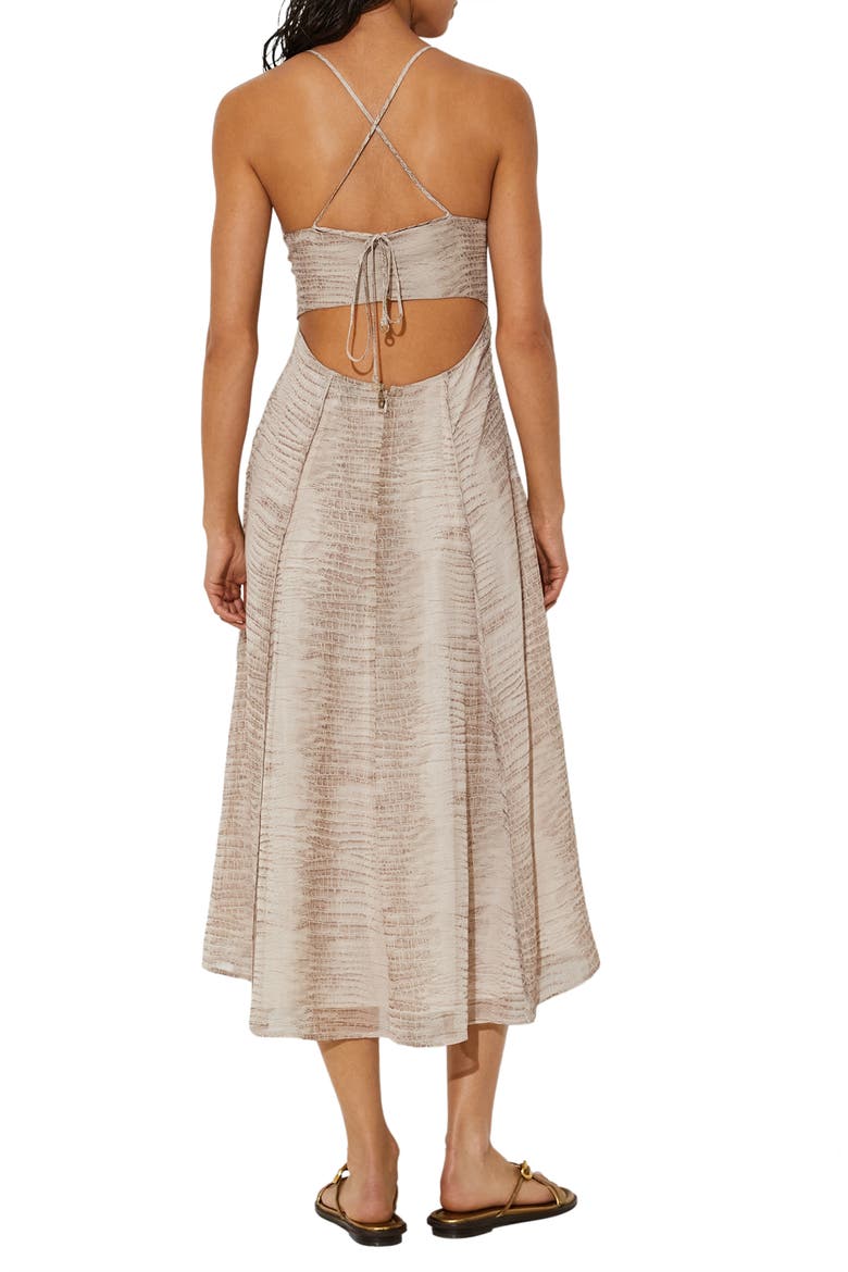 Eloise Midi Cover-Up Dress, Alternate, color, NEUTRAL