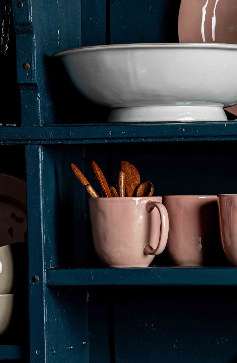 Juliska Puro Ceramic Mug, Alternate, color, Blush