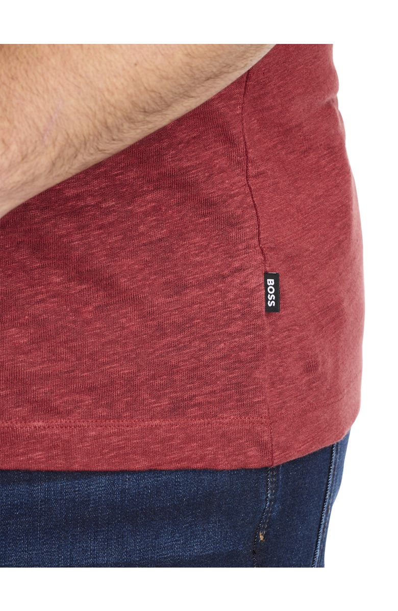 B+T Essentials Fit by Dxl Big & Tall  Tiburt 456 Solid T-Shirt, Alternate, color, Open Brown