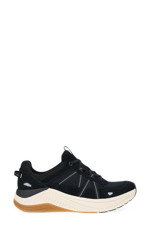 Dansko Poppy Sneaker In Black Suede