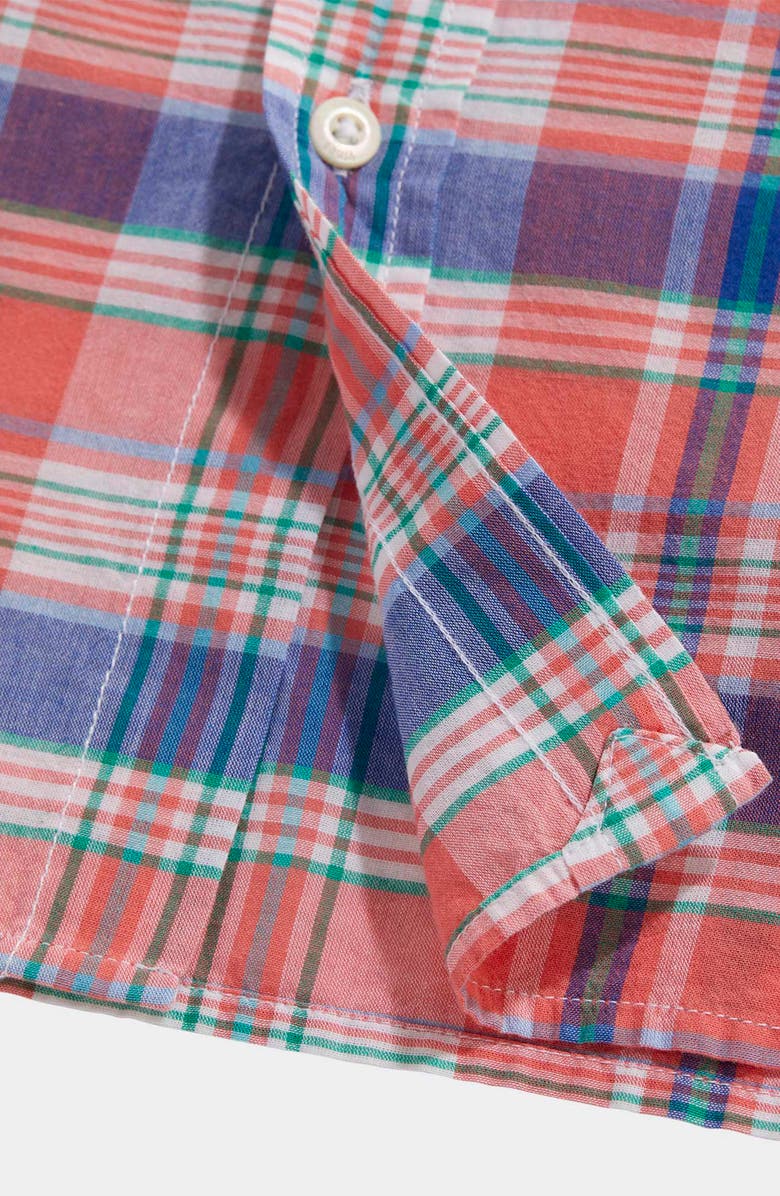 vineyard vines Plaid Madras Button-Down Shirt, Alternate, color, 