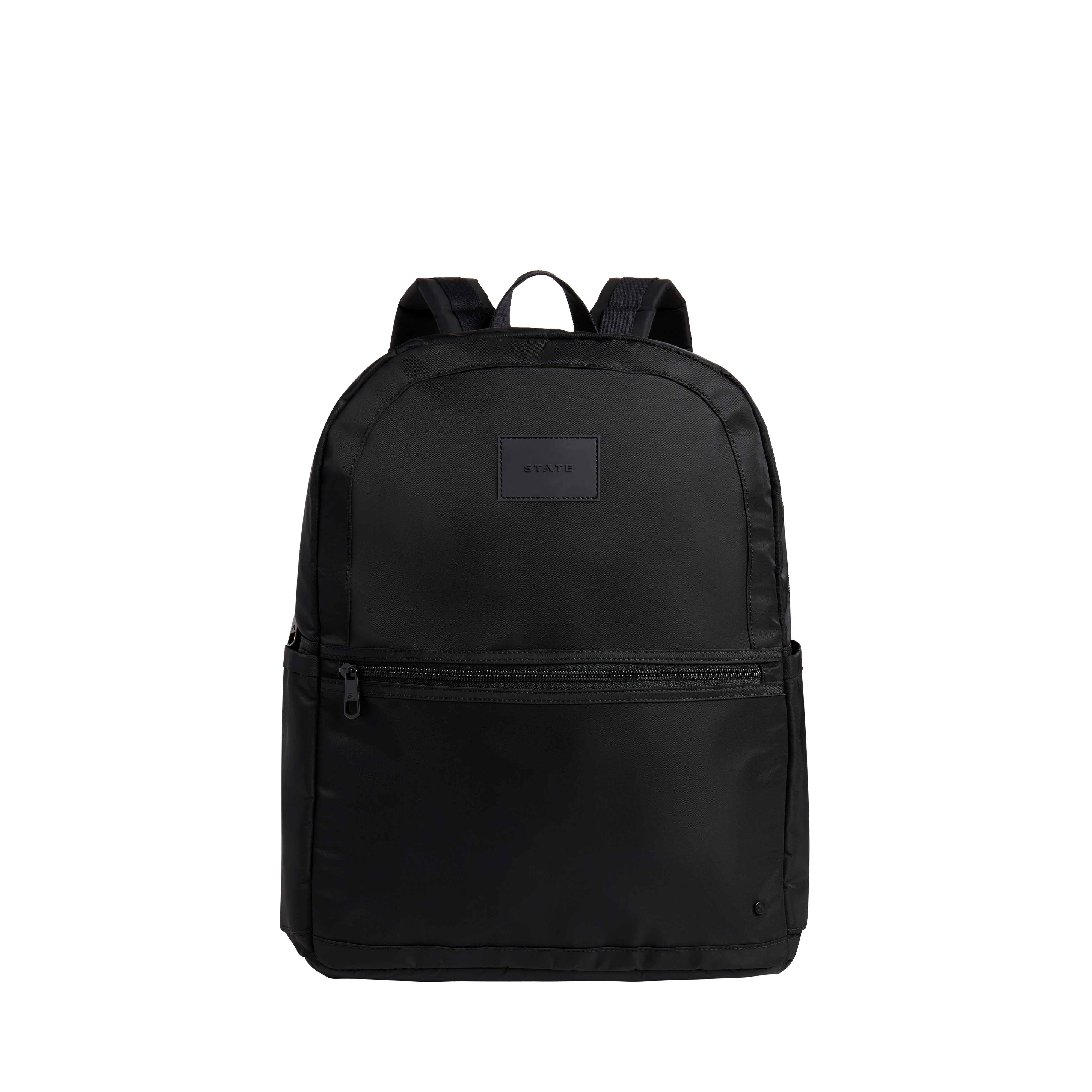 Evans Double Pocket Large Backpack, Main, color, Black
