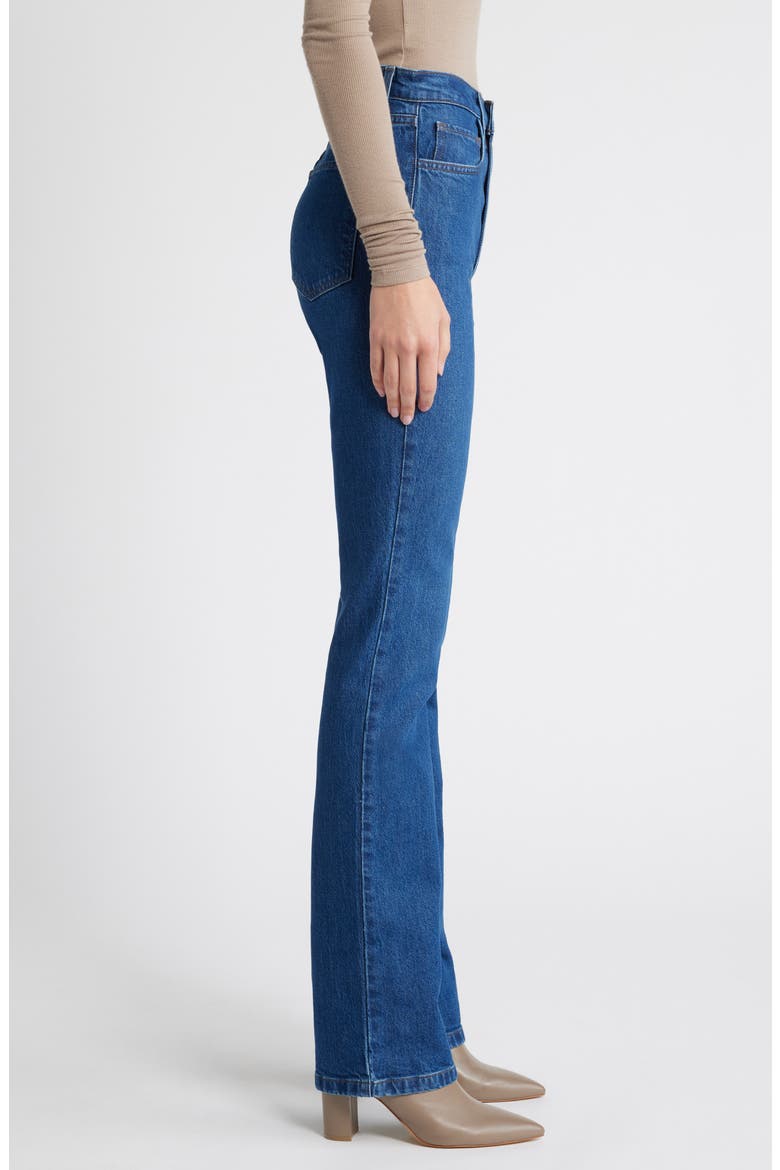 The Valentina High Waist Bootcut Jeans, Alternate, color, LUDLOW
