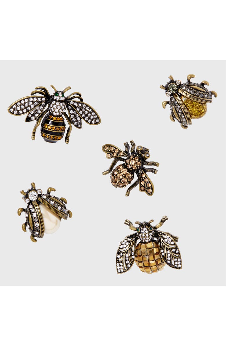 Joanna Buchanan Mini bug clip set, Main, color, Gold