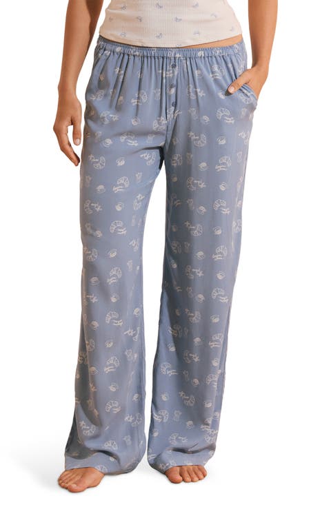 Print Pajama Pants