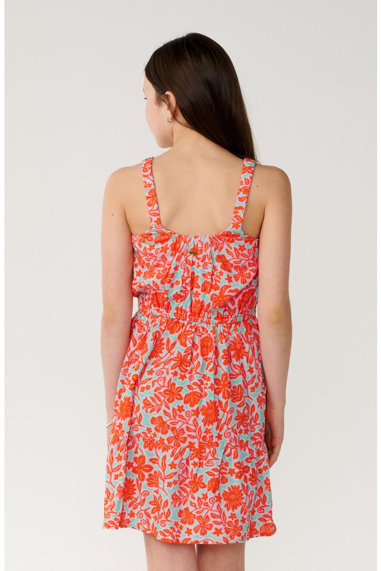 Kids' Sunshine Squad Floral Dress, Alternate, color, MINT HAZE