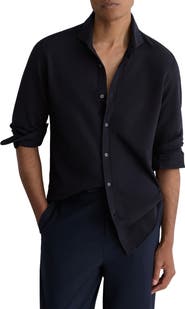 Reiss Dasilva Regular Fit Cotton Button-Up Shirt