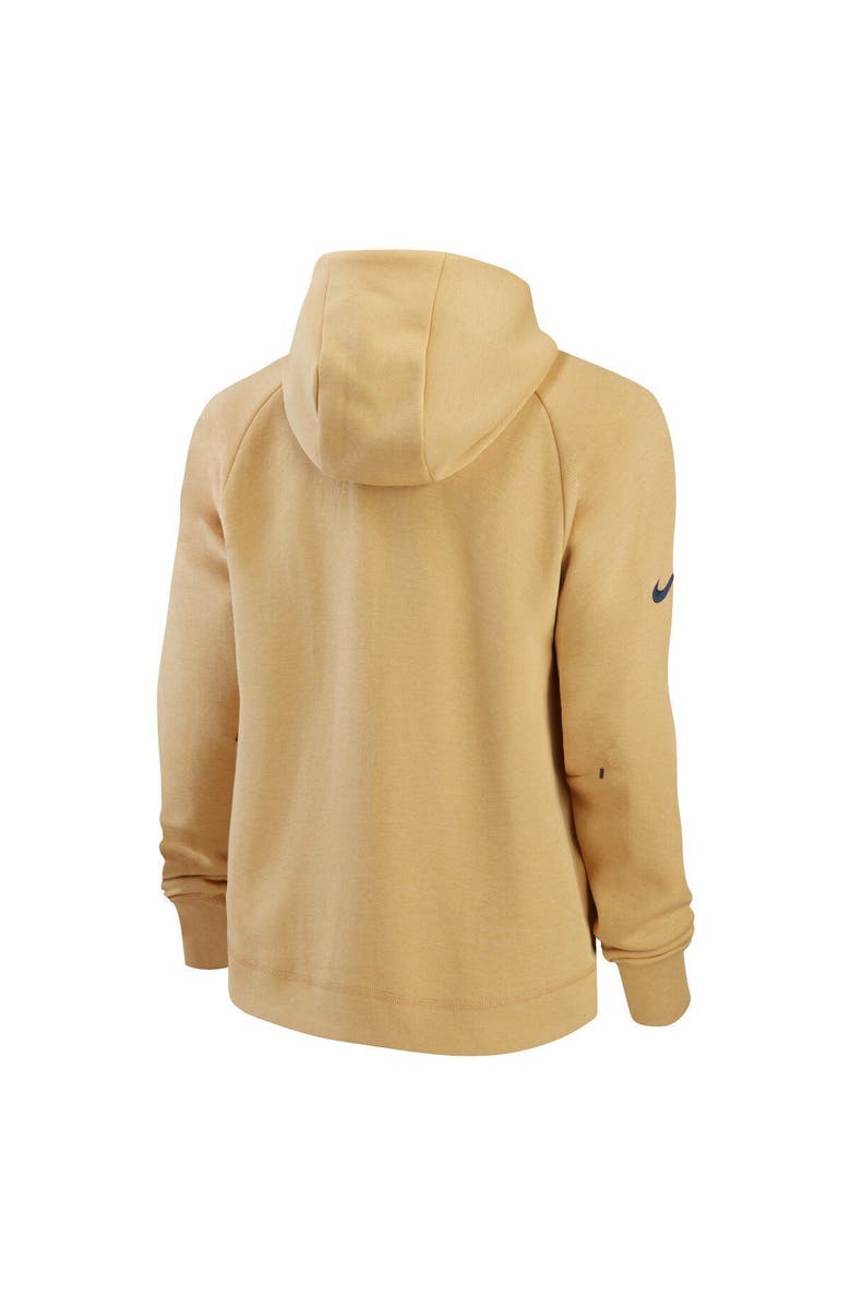 Nike Women's Nike Gold Barcelona Tech Fleece Raglan Full-Zip Hoodie, Alternate, color,