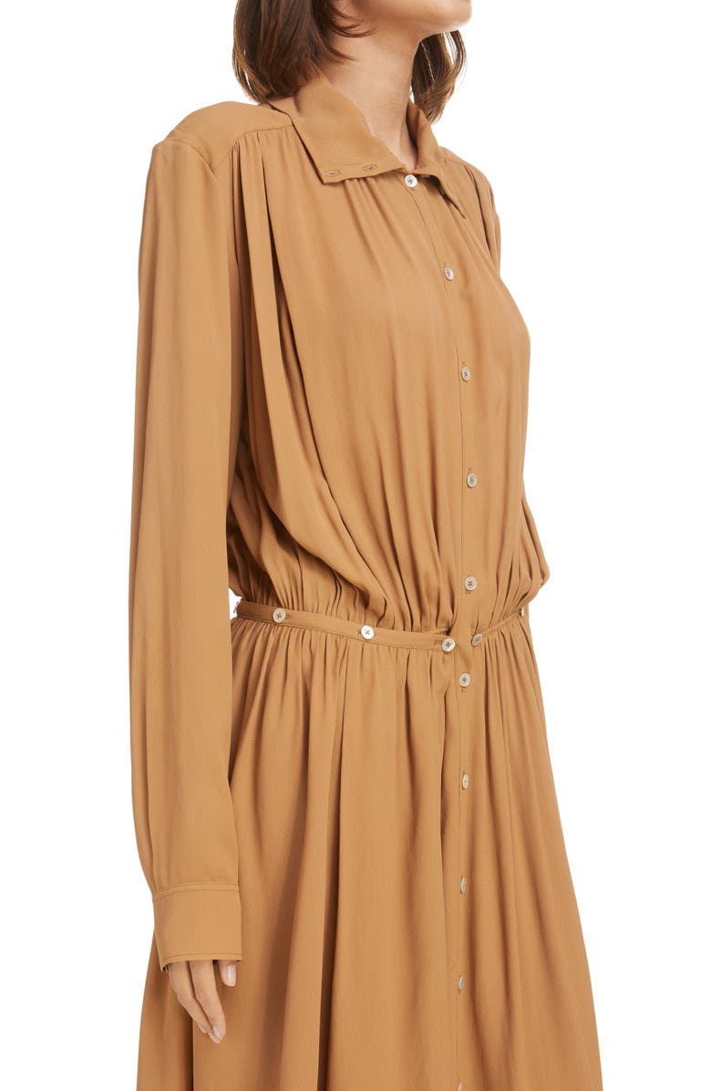 Lemaire Asymmetric Long Sleeve Apron Dress, Alternate, color, 