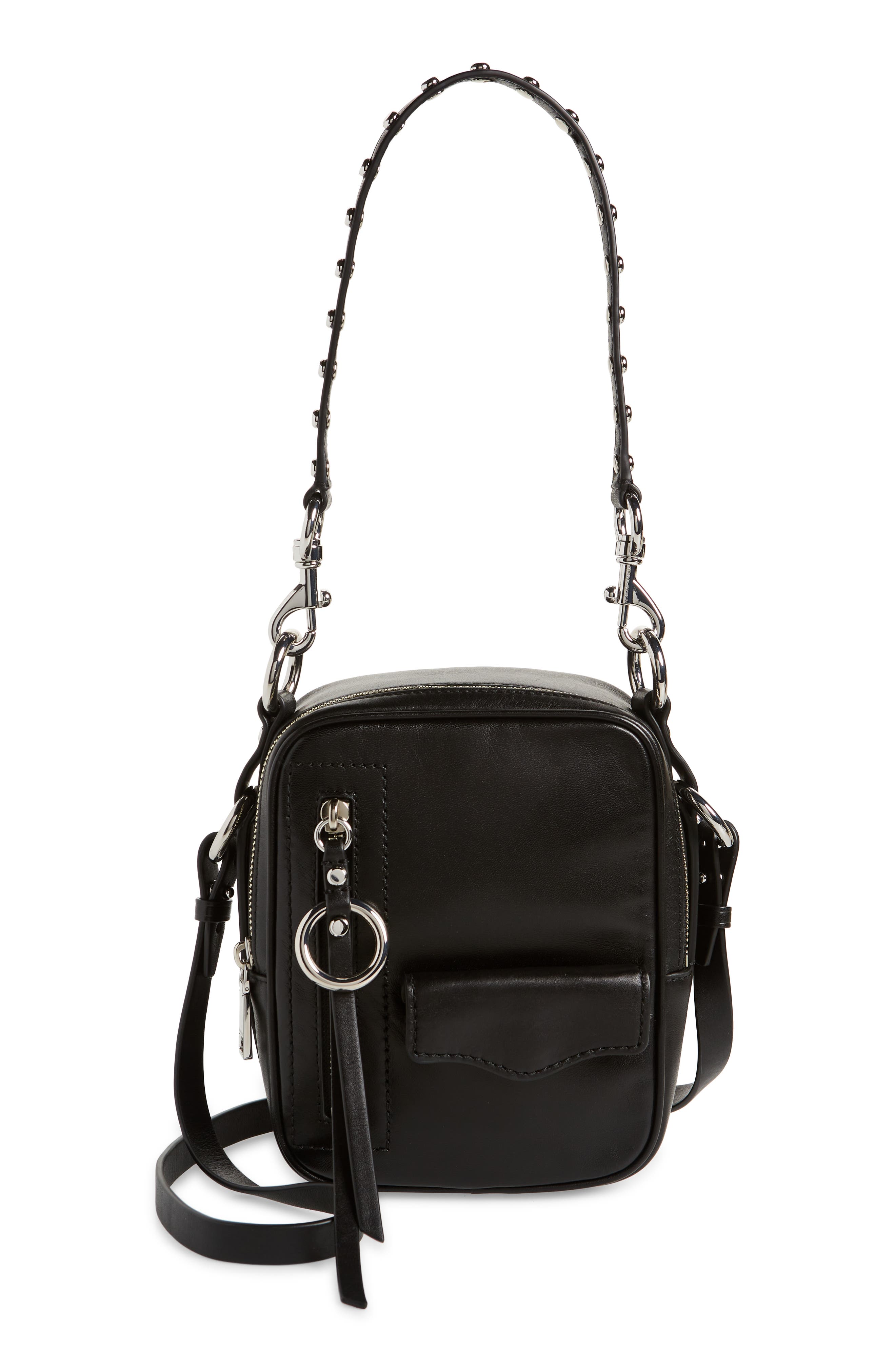 Rebecca Minkoff Jett Leather Crossbody Bag, Main, color, 