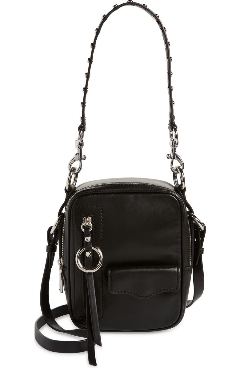 Rebecca Minkoff Jett Leather Crossbody Bag, Main, color,