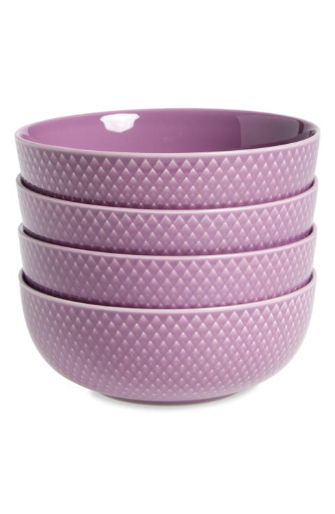 Rhombe Color Set of 4 Bowls