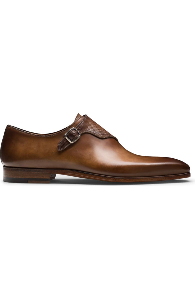 Magnanni Delphi Monk Strap Shoe, Alternate, color, Torba