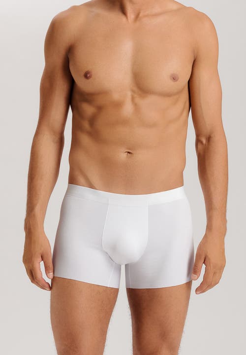 Hanro Clean Cut Tencel Boxer Brief In White
