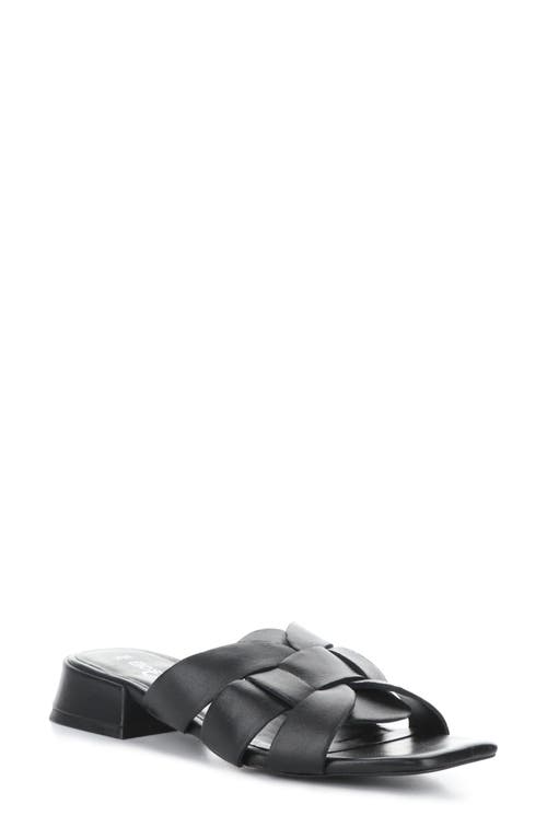 Bos. & Co. Ellis Slide Sandal In Black