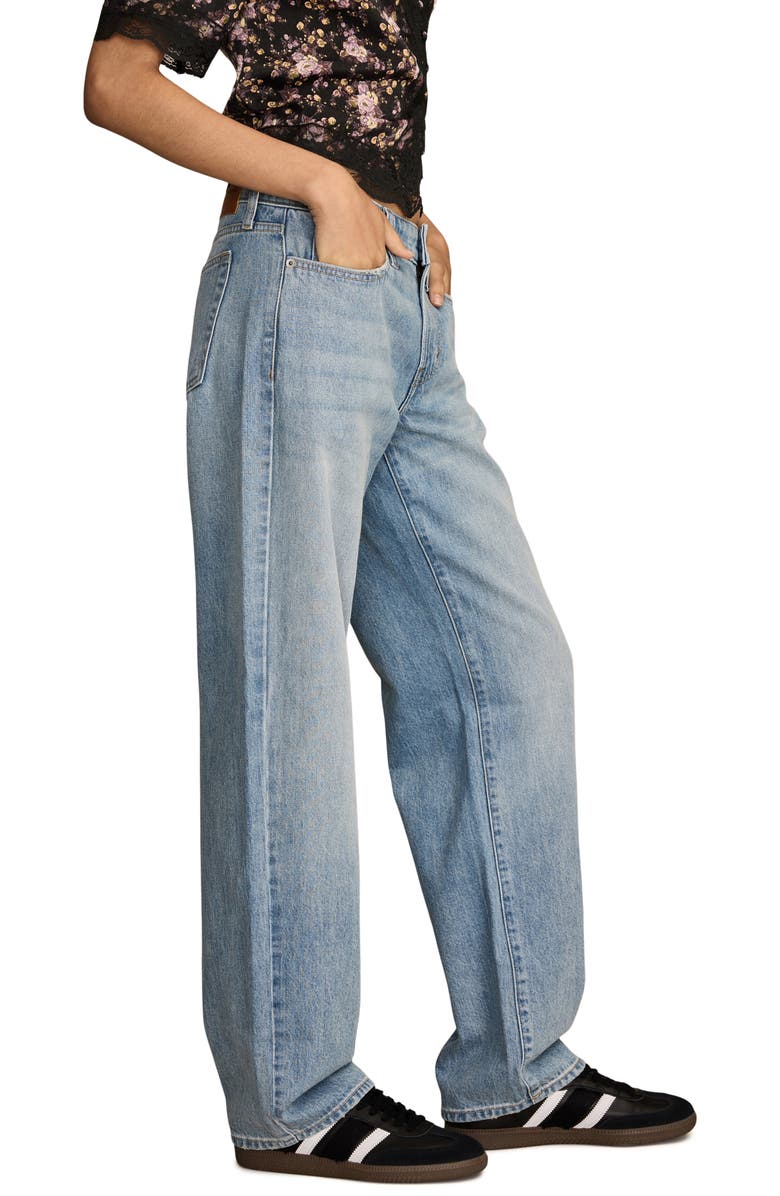 Lucky Brand The Baggy Nonstretch Jeans, Alternate, color, Top Notch Wash