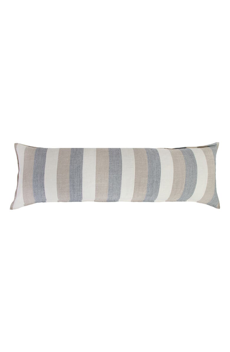 Pom Pom at Home Monterey Linen Accent PIllow, Main, color, Ocean/ Natural