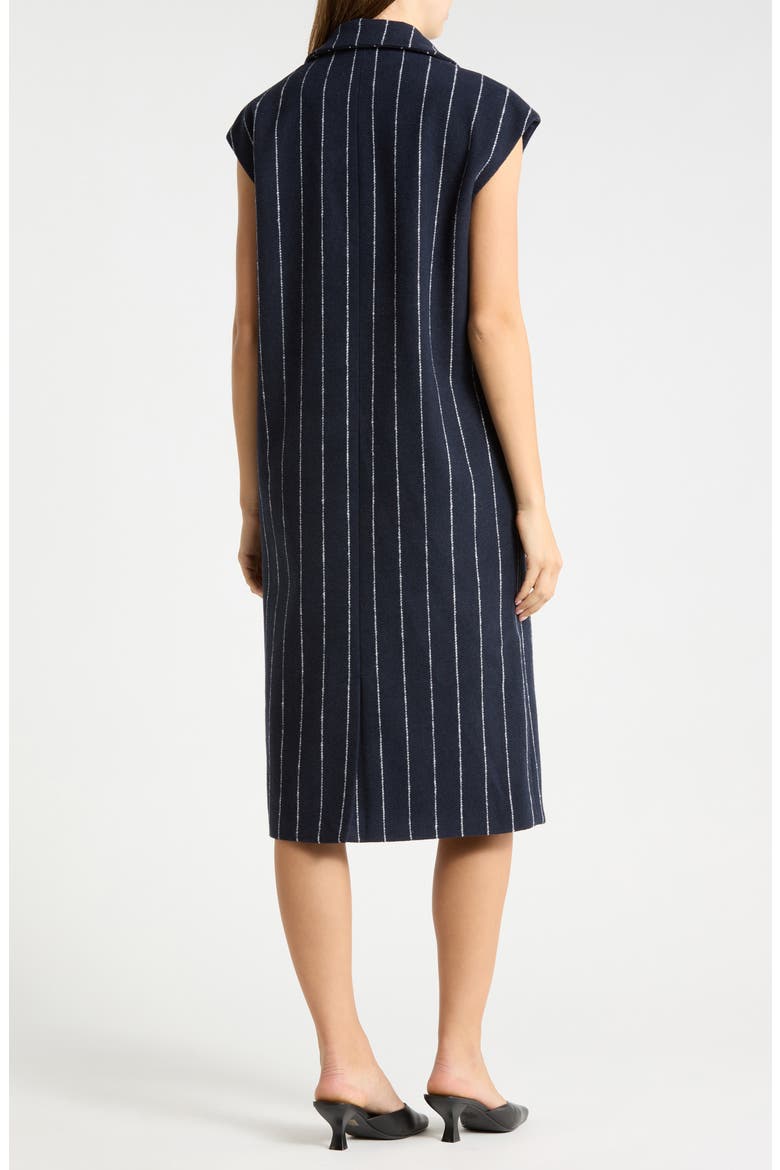 pinstripe dress women Casual Aline Fore All Women's Pinstripe Green