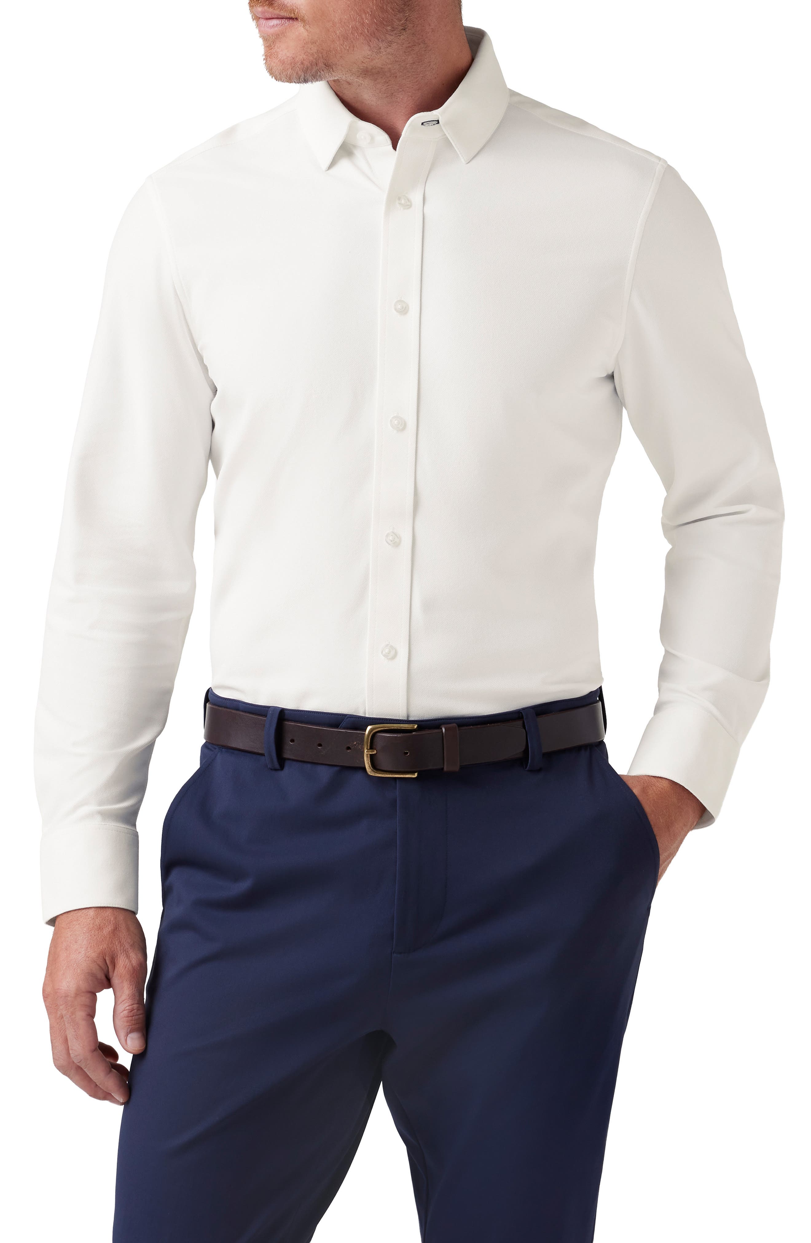 selected WHITE TWILL CLASSIC