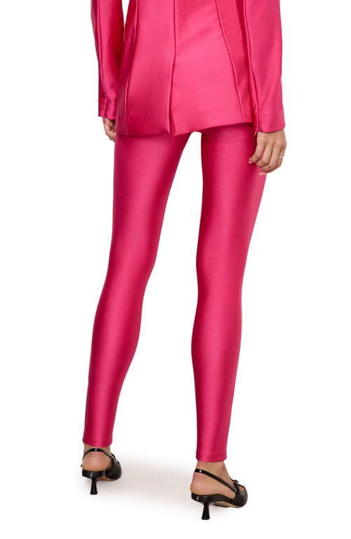 Shop Good American Good Waist High Shine Compression Leggings In Ballerina Pink004